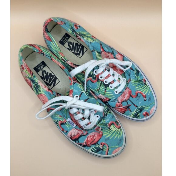 VANS Other - Vans Van Doren Flamingo Tropical Print Sneakers Unisex Size 9 NWOB